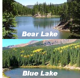 Bear Lake and Blue Lake